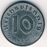 10 Reichspennig Germany 1941 KM# 101. Uploaded by Granotius